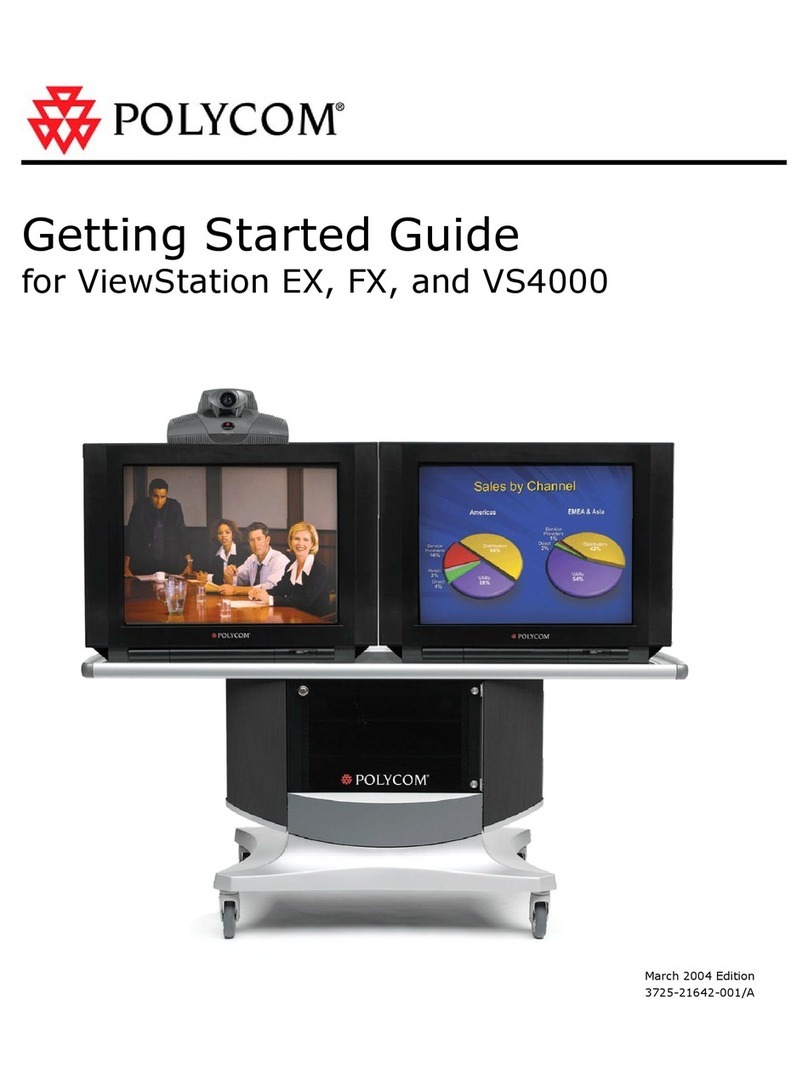 Polycom VIEWSTATION EX User manual