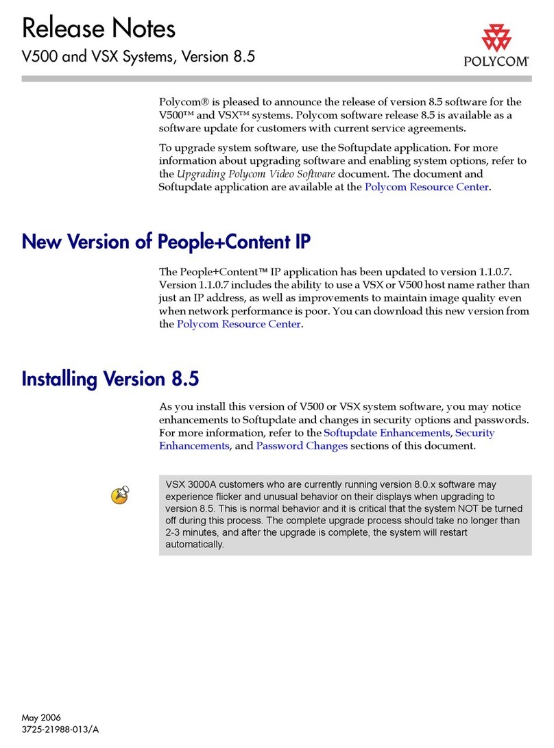 Polycom V500 Instruction Manual