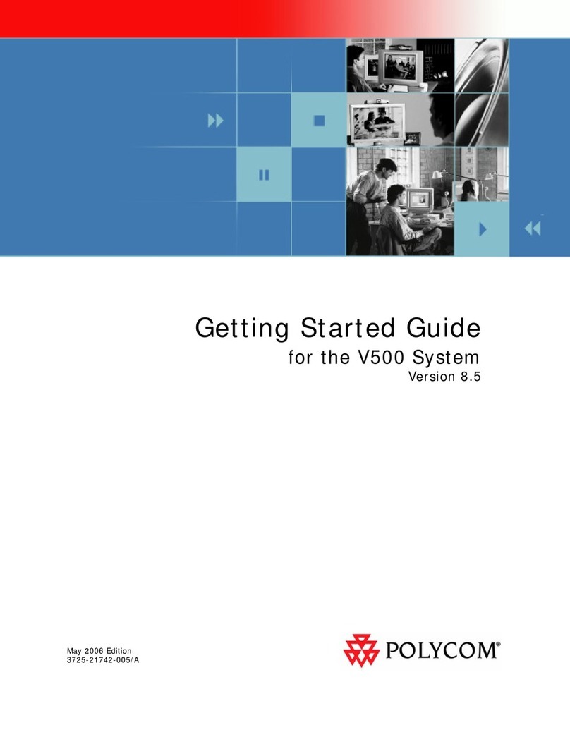 Polycom V500 User manual