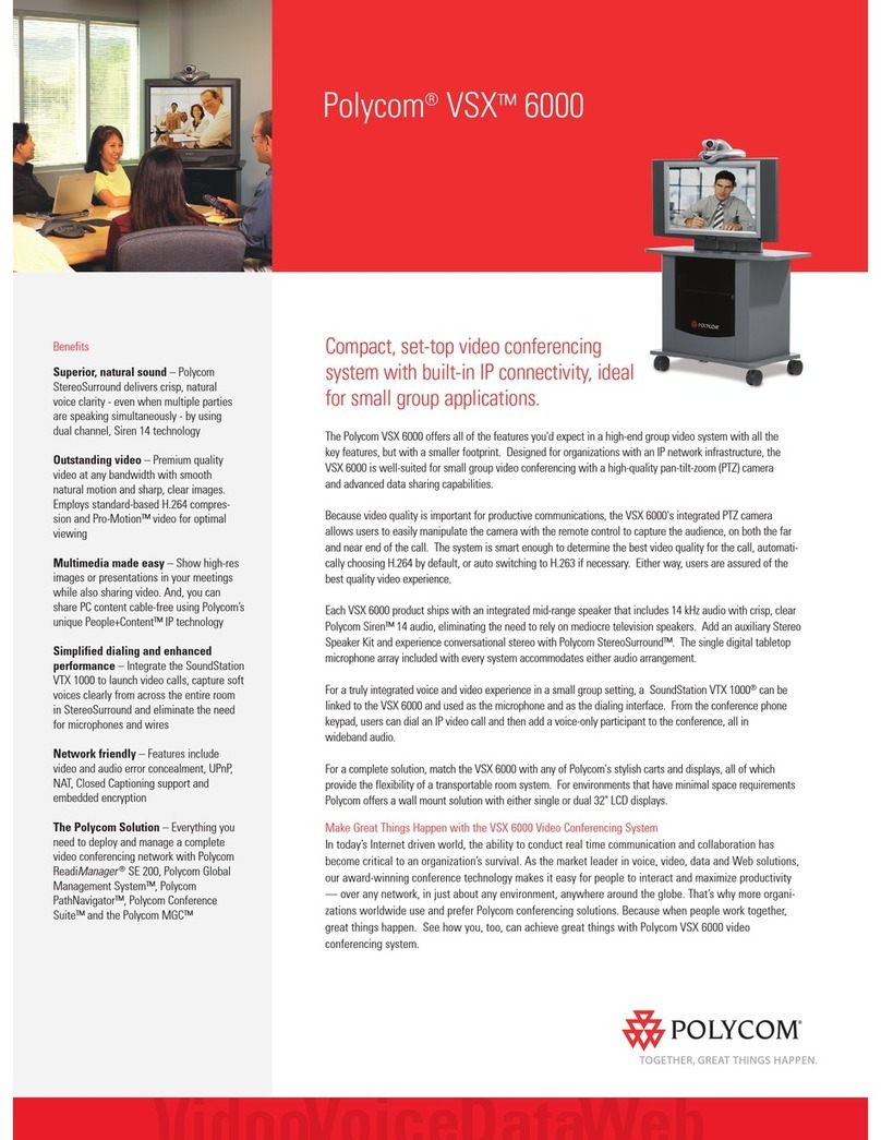Polycom VSX VSX 6000 Brochure & specs