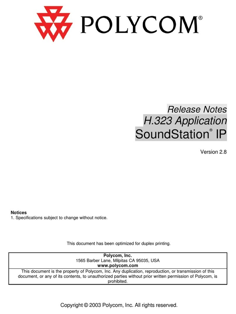Polycom ViewStation H.323 Instruction Manual