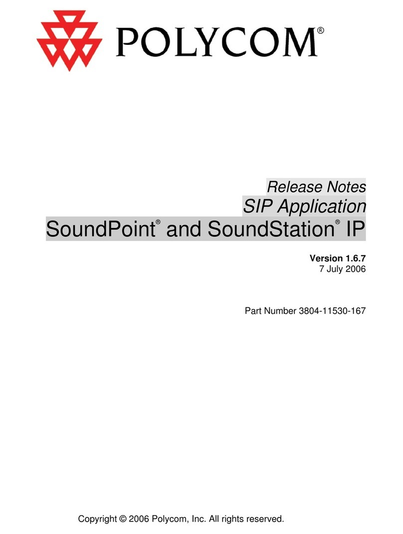 Polycom SoundPoint IP 300 Instruction Manual