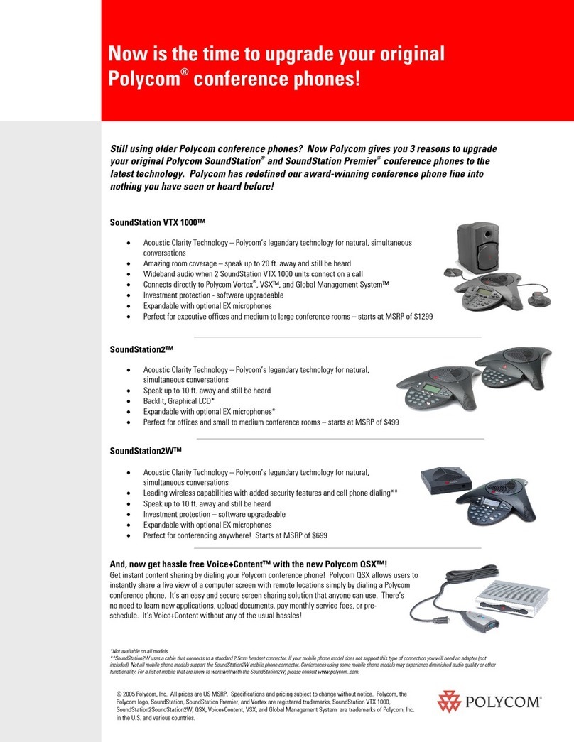 Polycom SoundStation 2W Owner's manual
