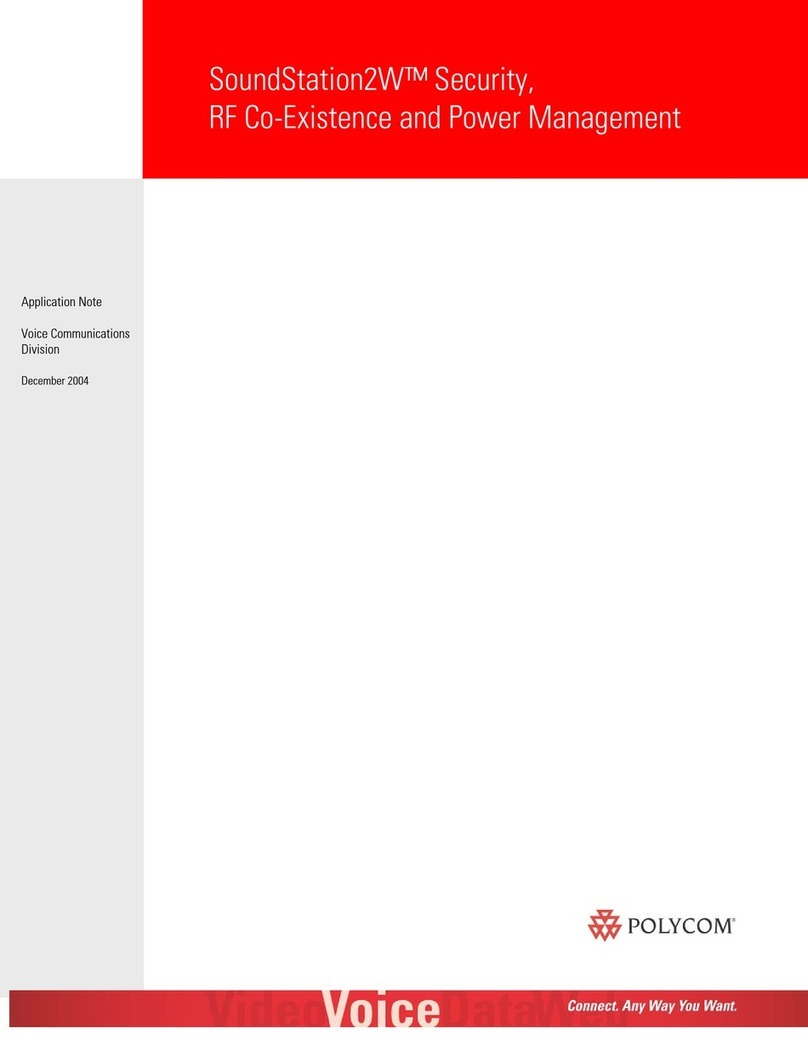 Polycom SoundStation 2W Installation and operating instructions