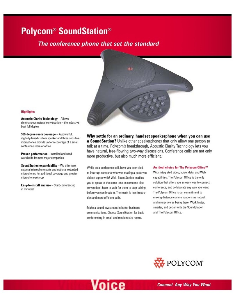 Polycom SoundStation EX datasheet