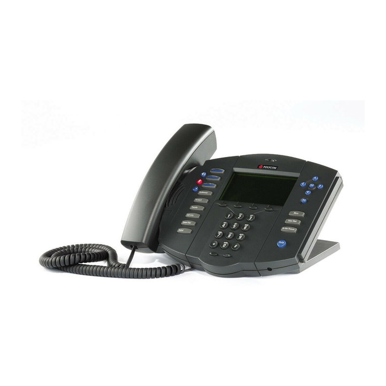 Polycom SoundPoint IP 500 User manual