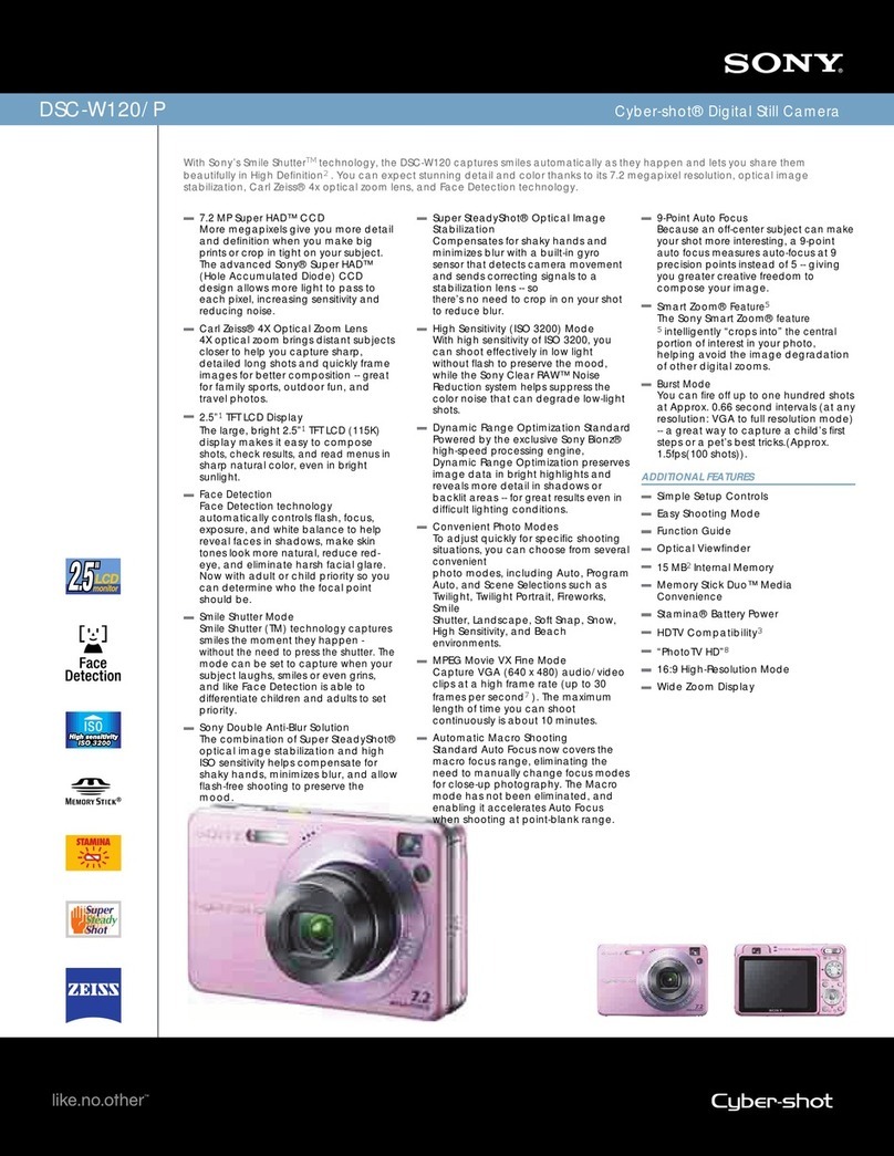 Sony DSC-W120/P User manual