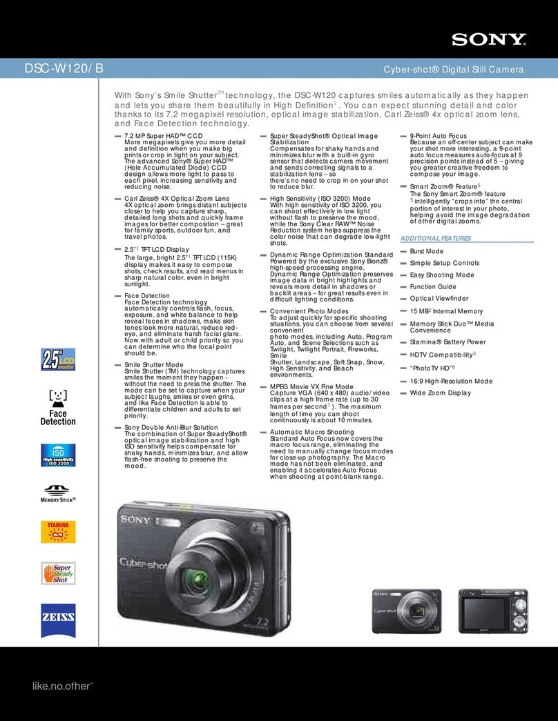 Sony DSC-W120/B User manual
