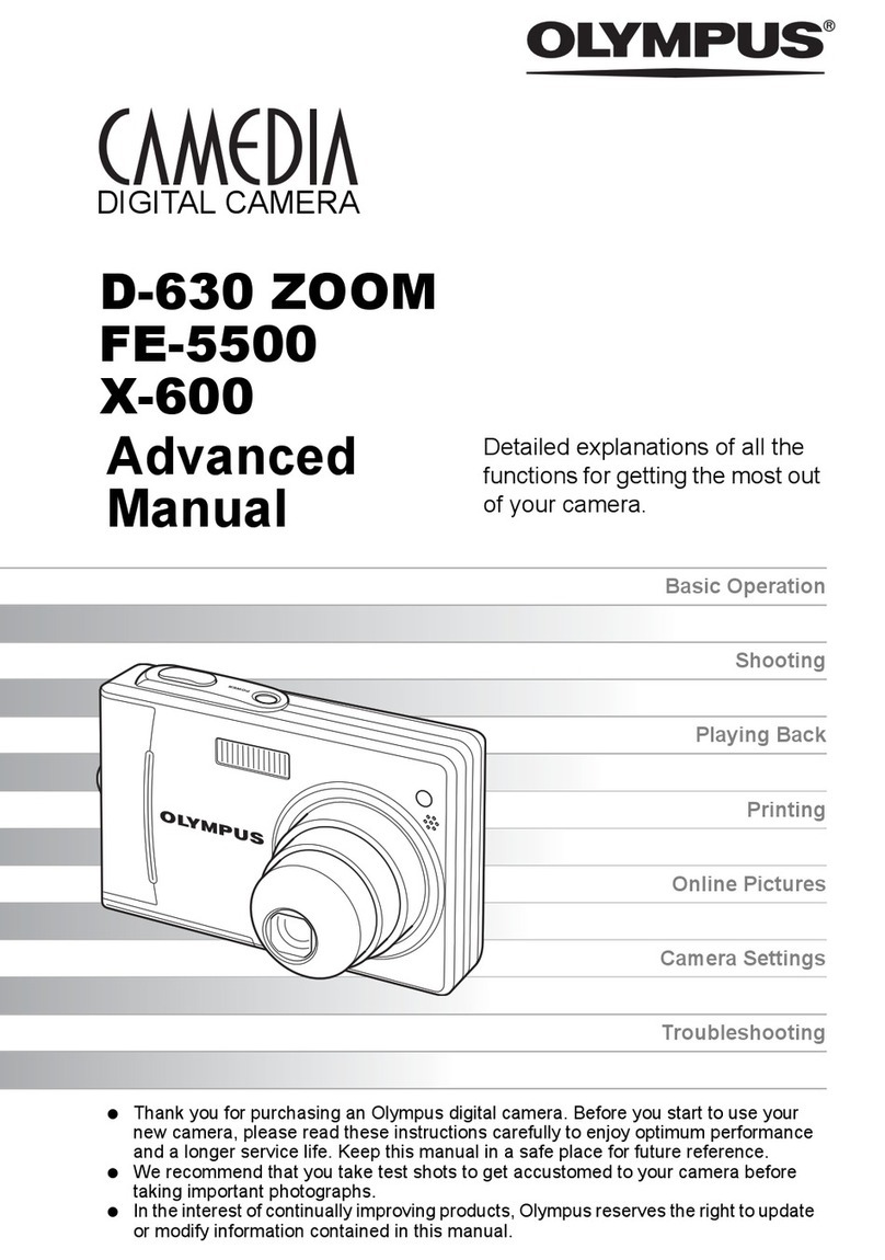 Olympus D630 - CAMEDIA D 630 Zoom Digital Camera Setup guide