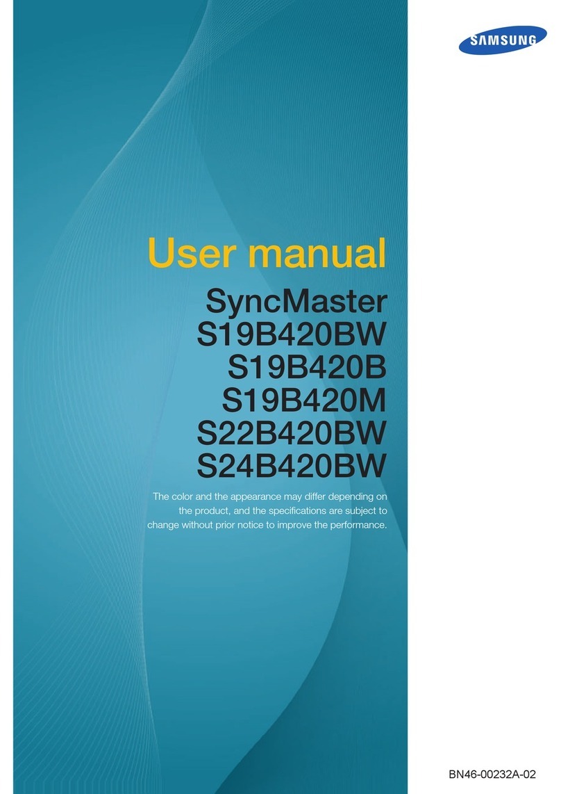 Samsung SyncMaster S19B420B User manual