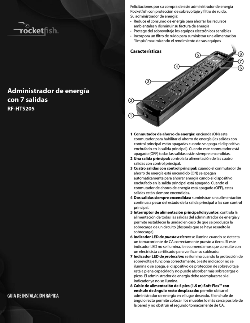 Rocket Fish RF-HTS205 Parts list manual