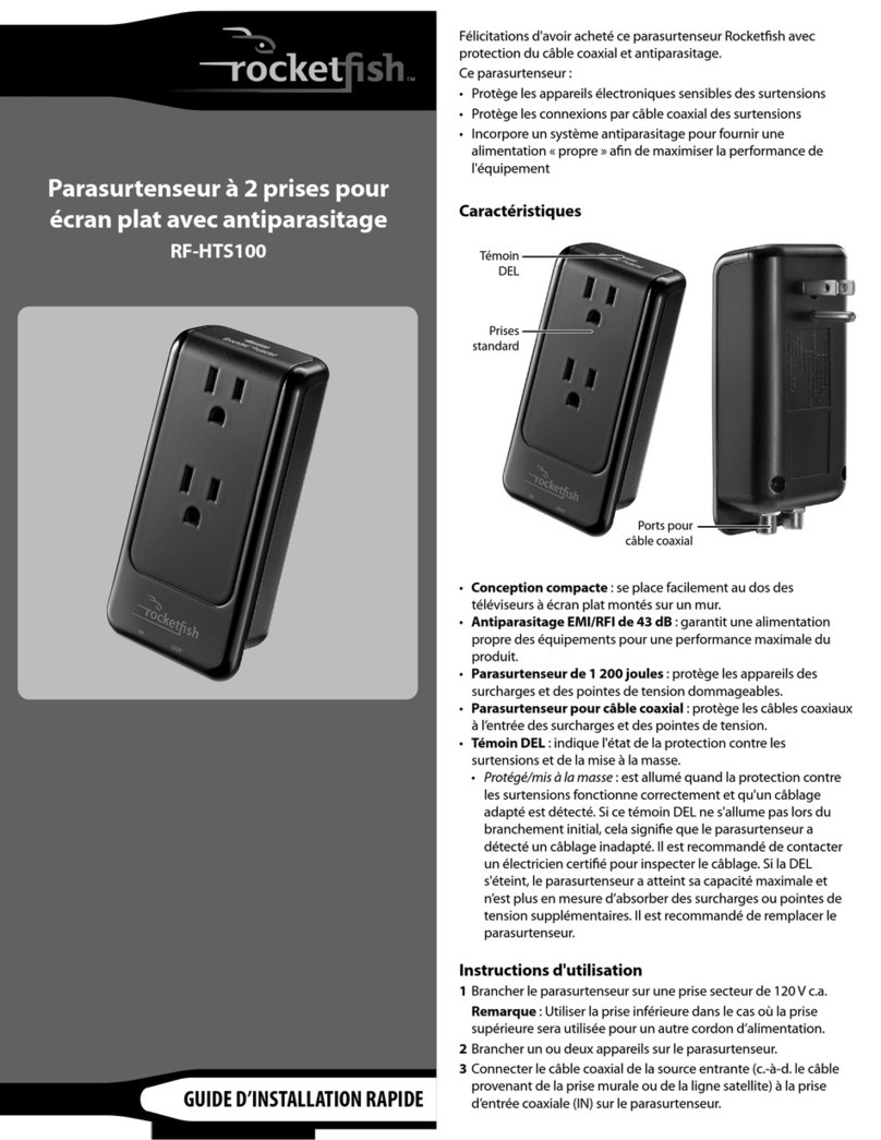 Rocket Fish RF-HTS100 Guide d'installation rapide