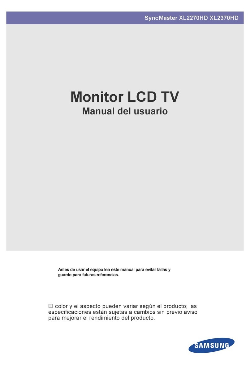 Samsung SyncMaster XL2370HD User guide Samsung SyncMaster XL2370HD User guide