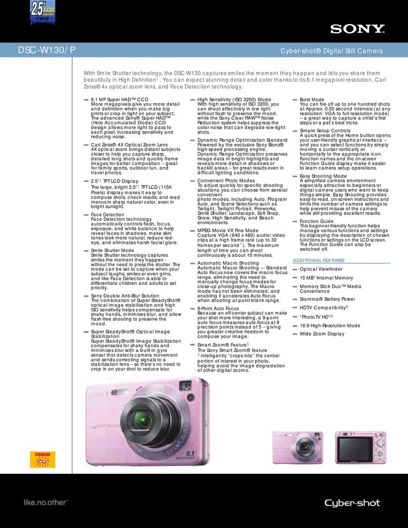 Sony DSC-W130/P User manual