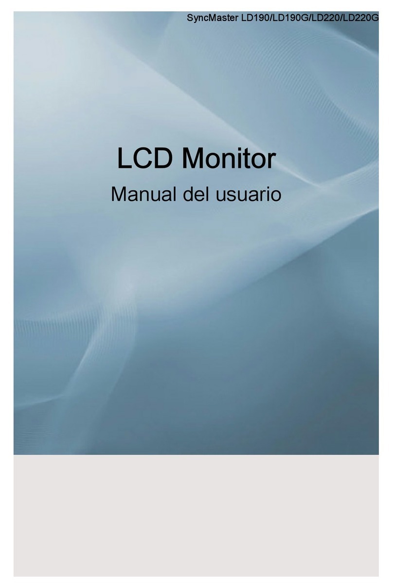 Samsung SyncMaster LD190G User guide Samsung SyncMaster LD190G User guide