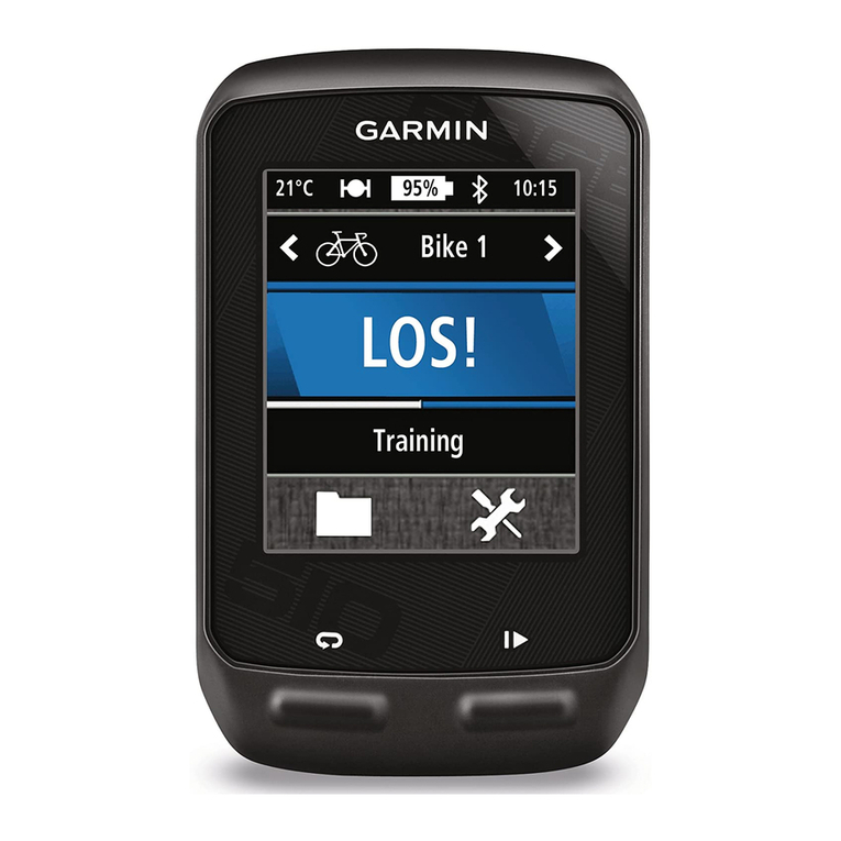 Garmin Edge 510 Quick start manual