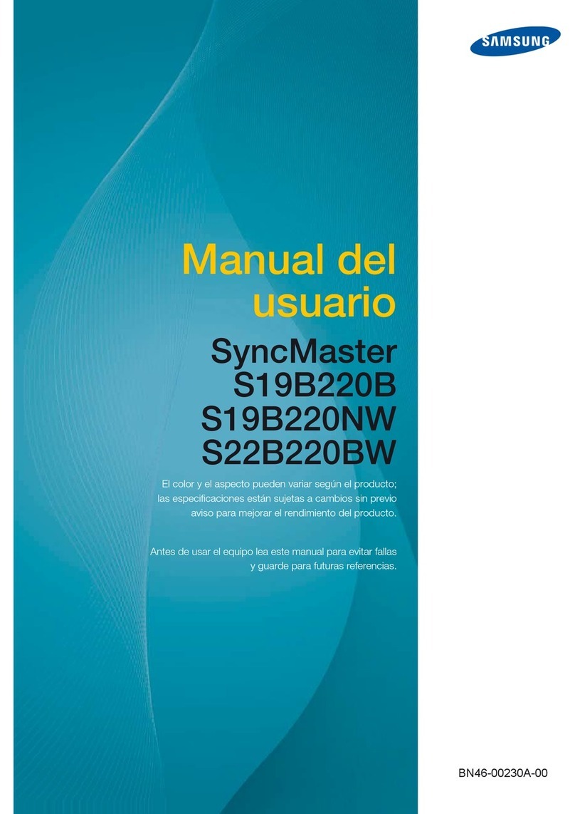 Samsung SyncMaster S19B220B User guide