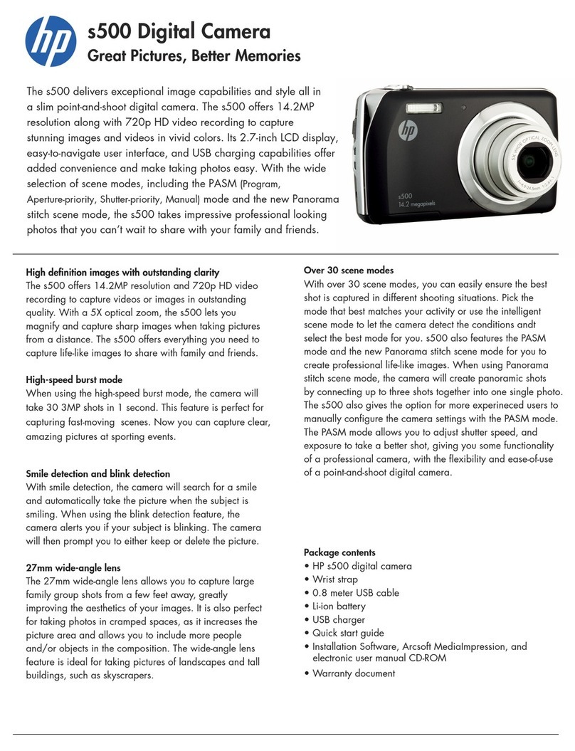 HP s500 User manual HP s500 User manual