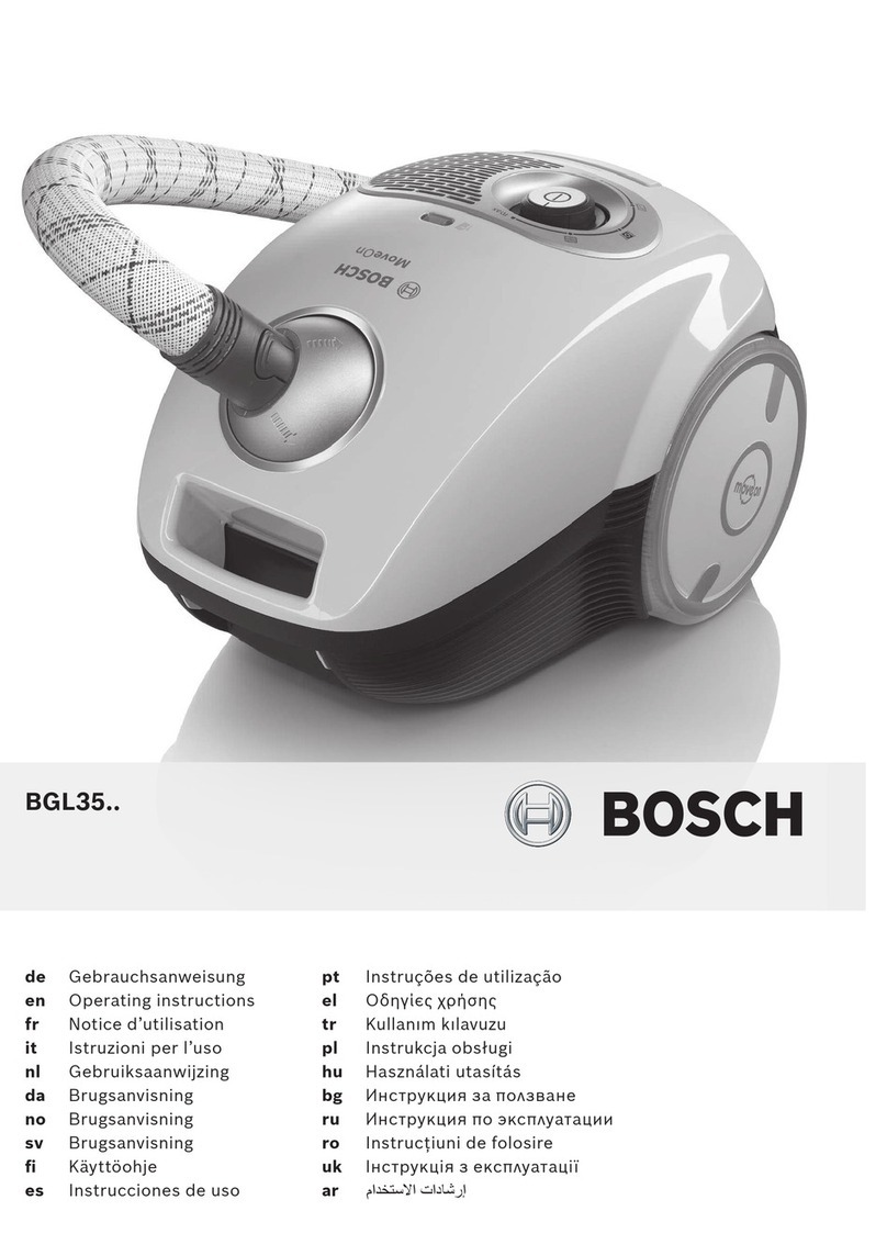Bosch BGL3522GB operating instructions