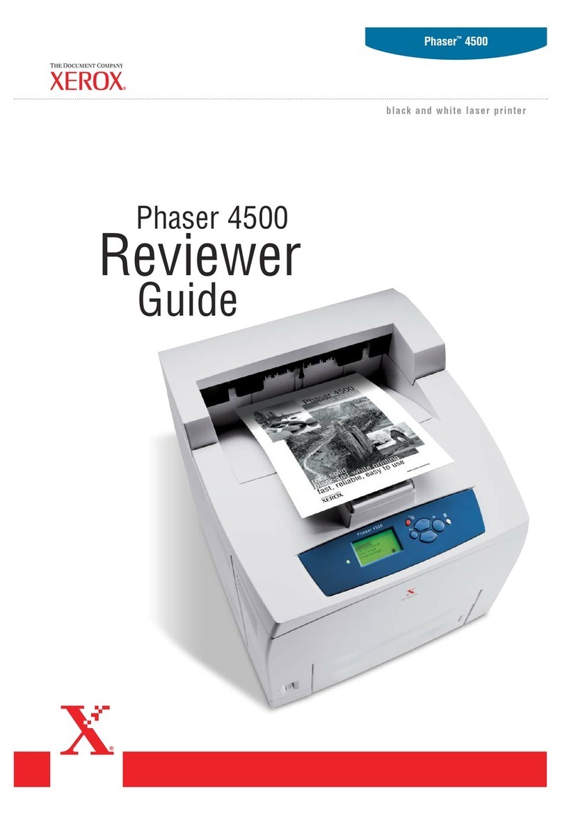 Xerox Phaser 4500B User manual