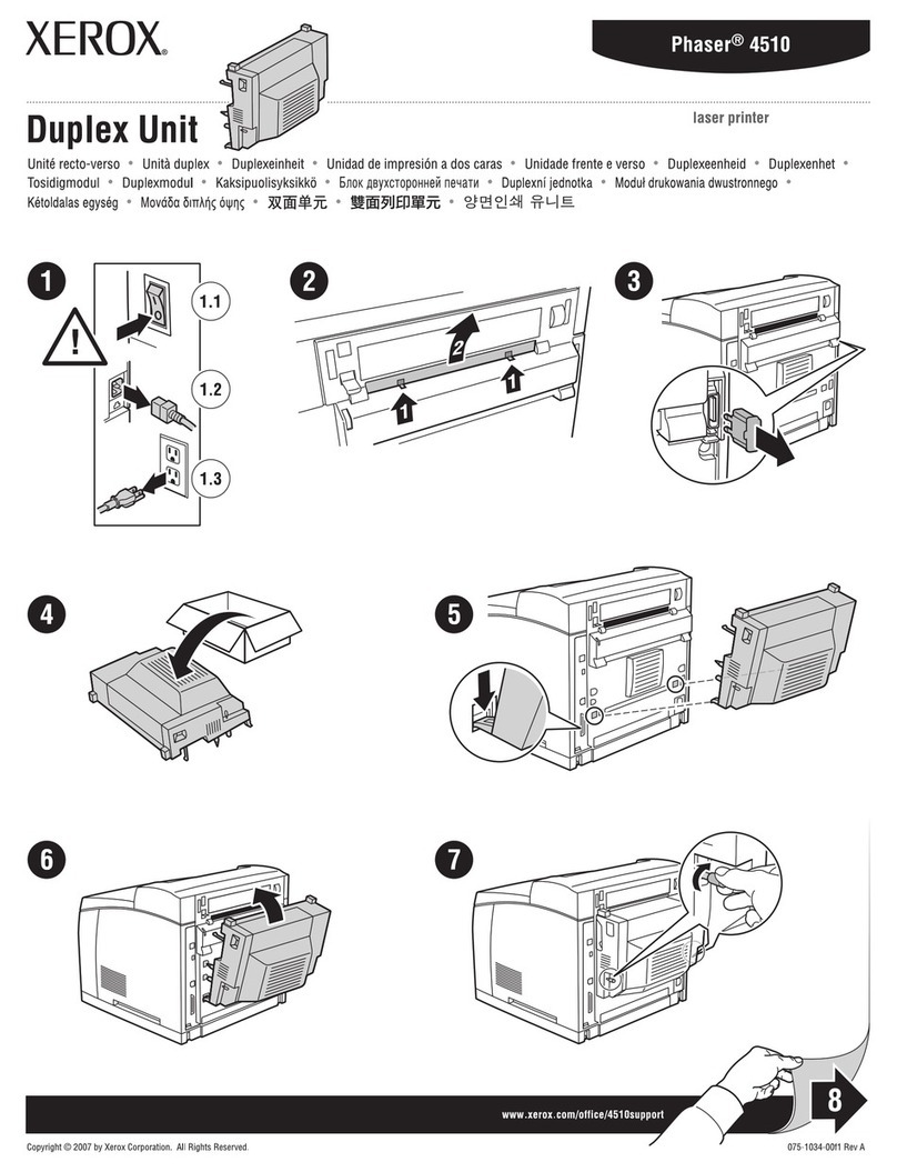Xerox 4510B - Phaser B/W Laser Printer User manual