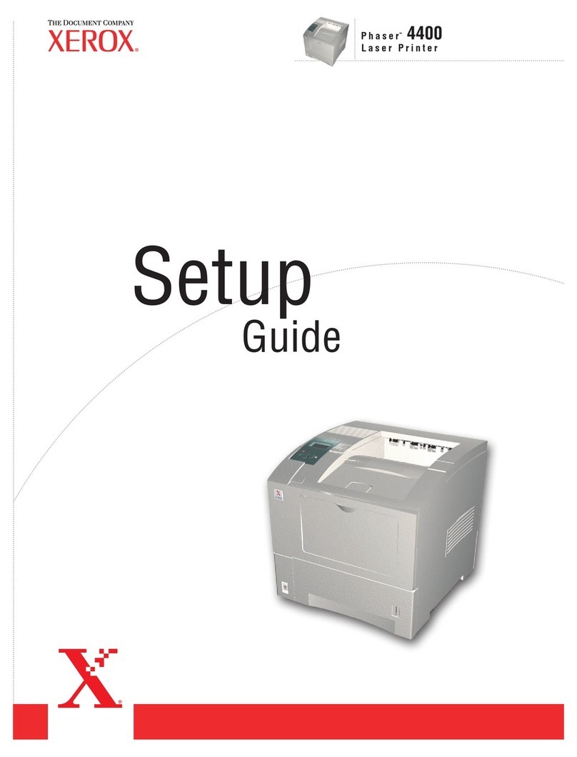 Xerox 4400N - Phaser B/W Laser Printer User manual