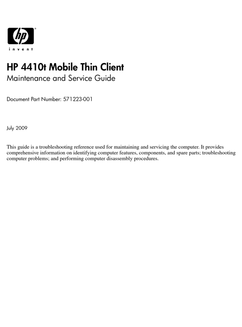 HP 4410t - Mobile Thin Client Manual