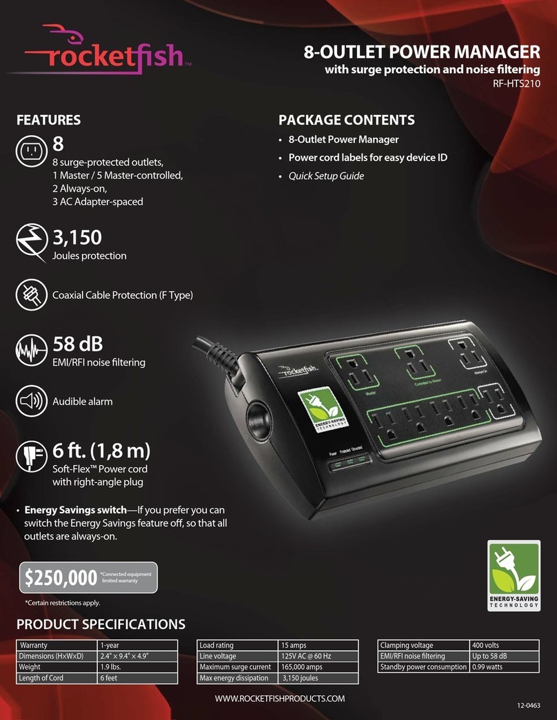 Rocket Fish RF-HTS210 User manual
