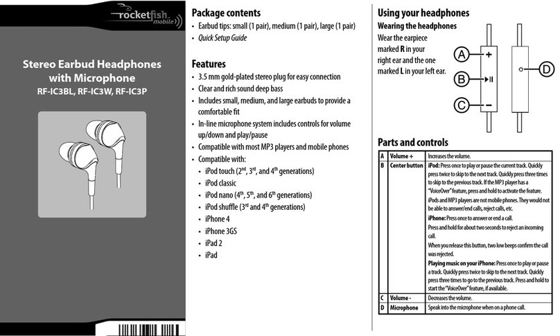 Rocket Fish RF-IC3BL User manual