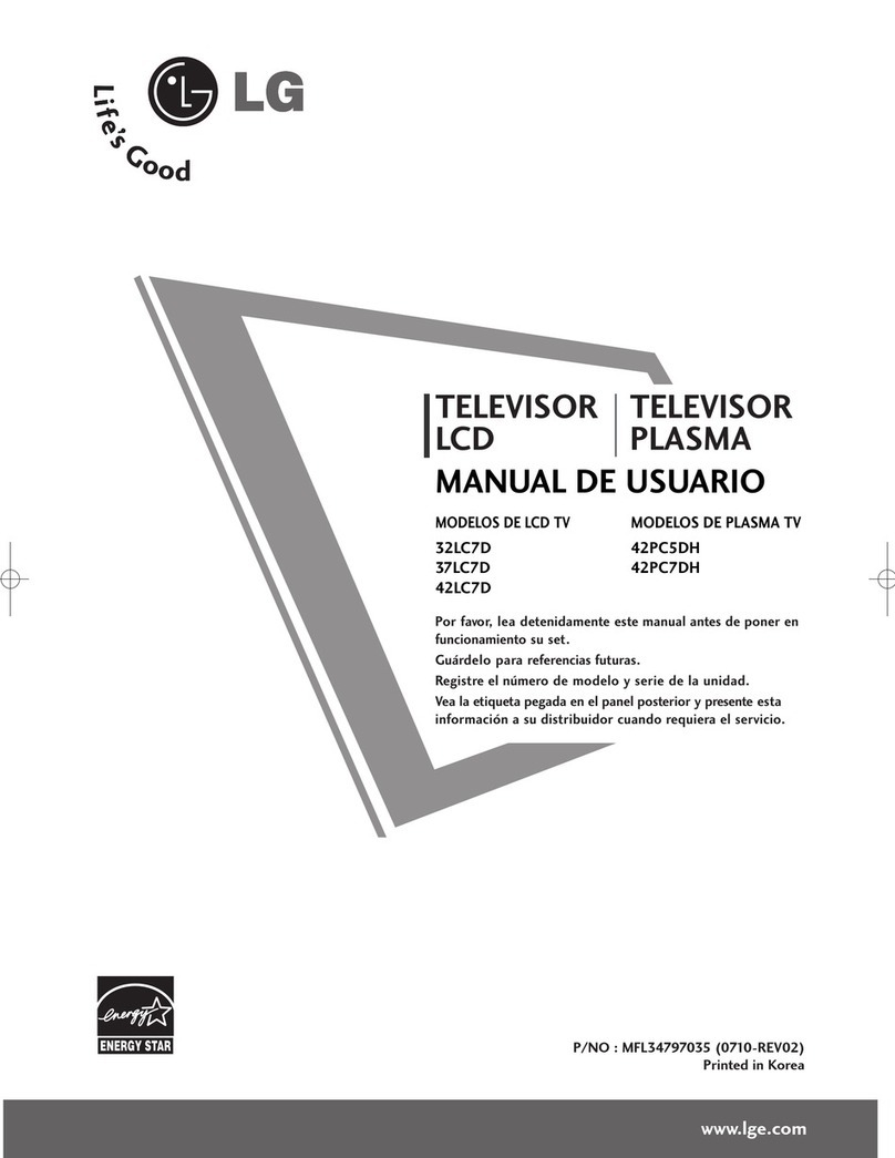 LG 37LC7D -  - 37" LCD TV Instruction Manual
