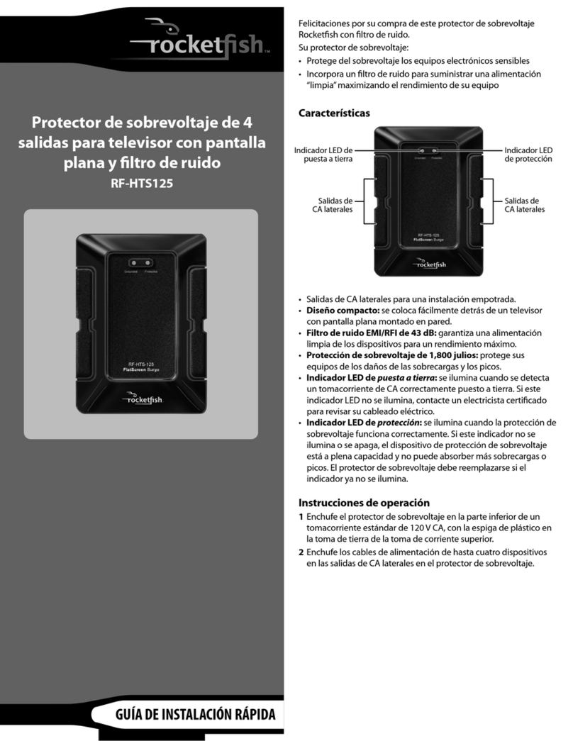 Rocket Fish RF-HTS125 Parts list manual