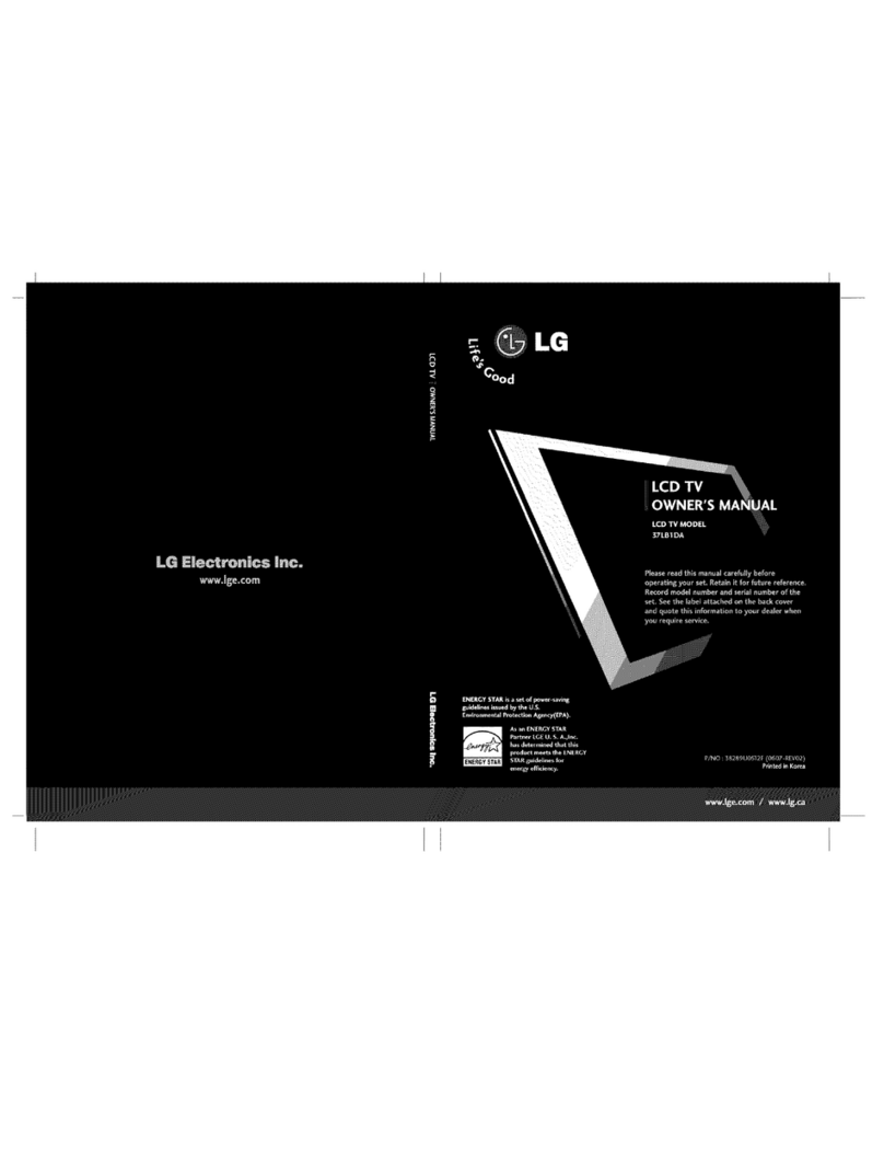 LG 37LB1DA - - 37" LCD TV User manual LG 37LB1DA - - 37" LCD TV User manual