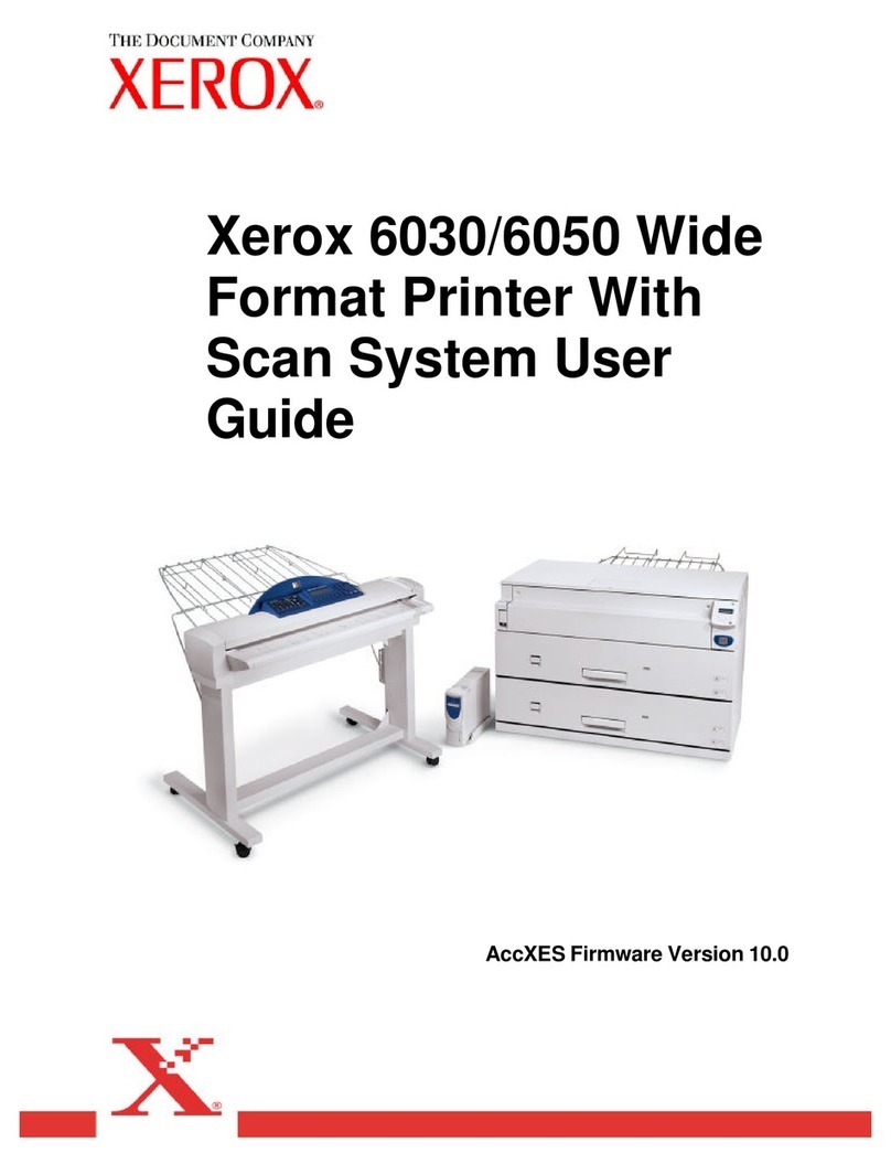 Xerox Wide Format 6030 User manual