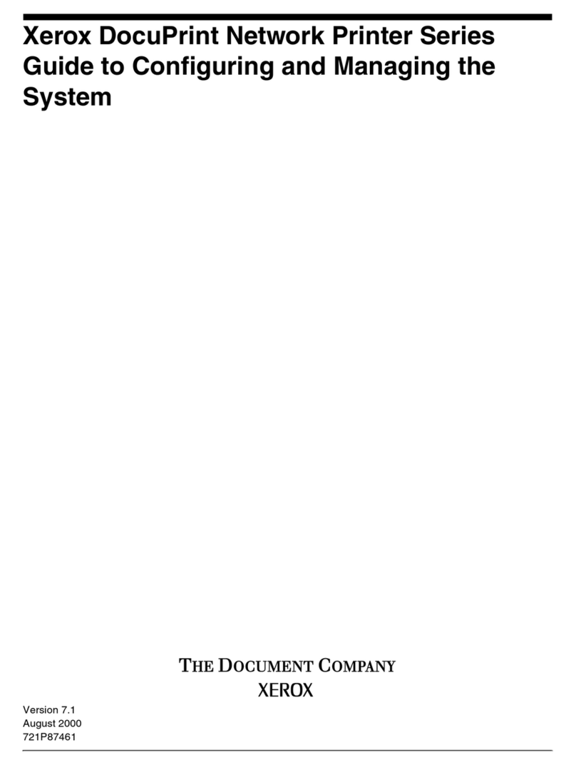 Xerox DocuPrint 180 Configuration guide