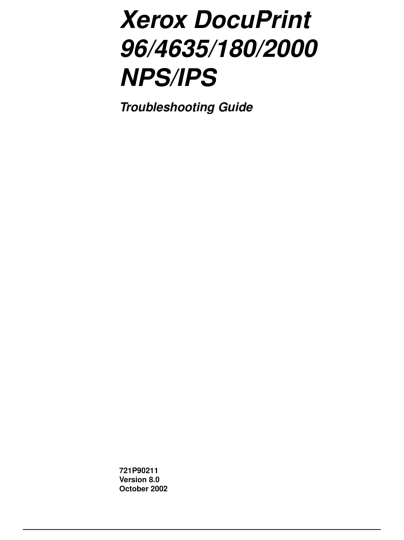 Xerox DocuPrint 155 User manual