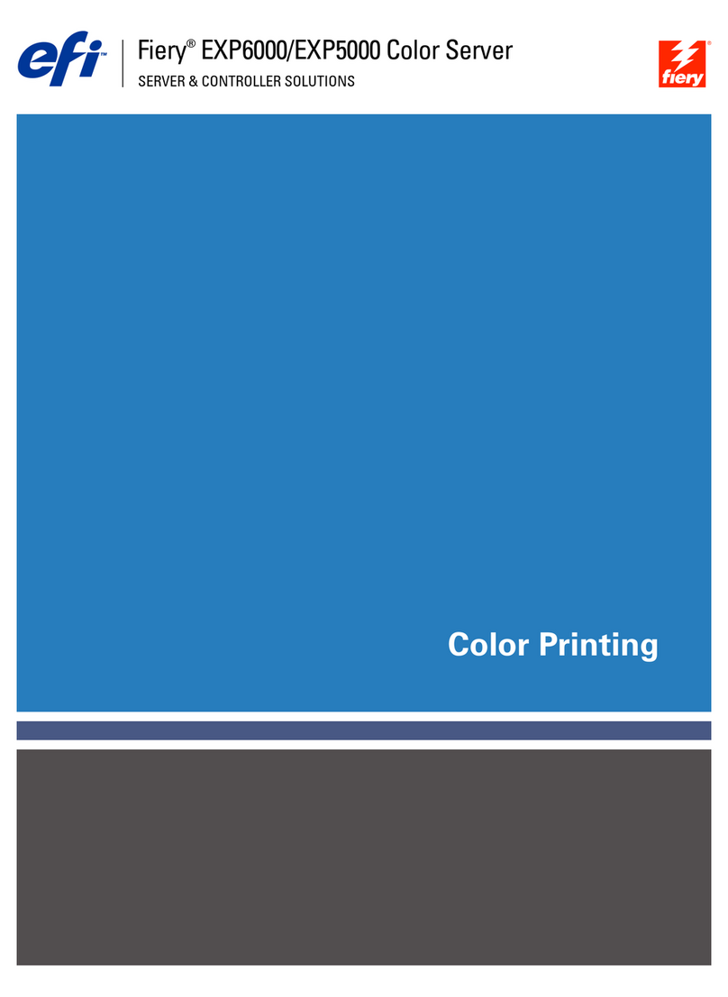 EFI DocuColor 5252 supplementary guide