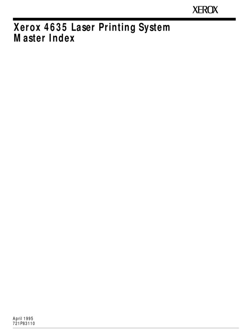 Xerox DocuPrint 4635 User manual