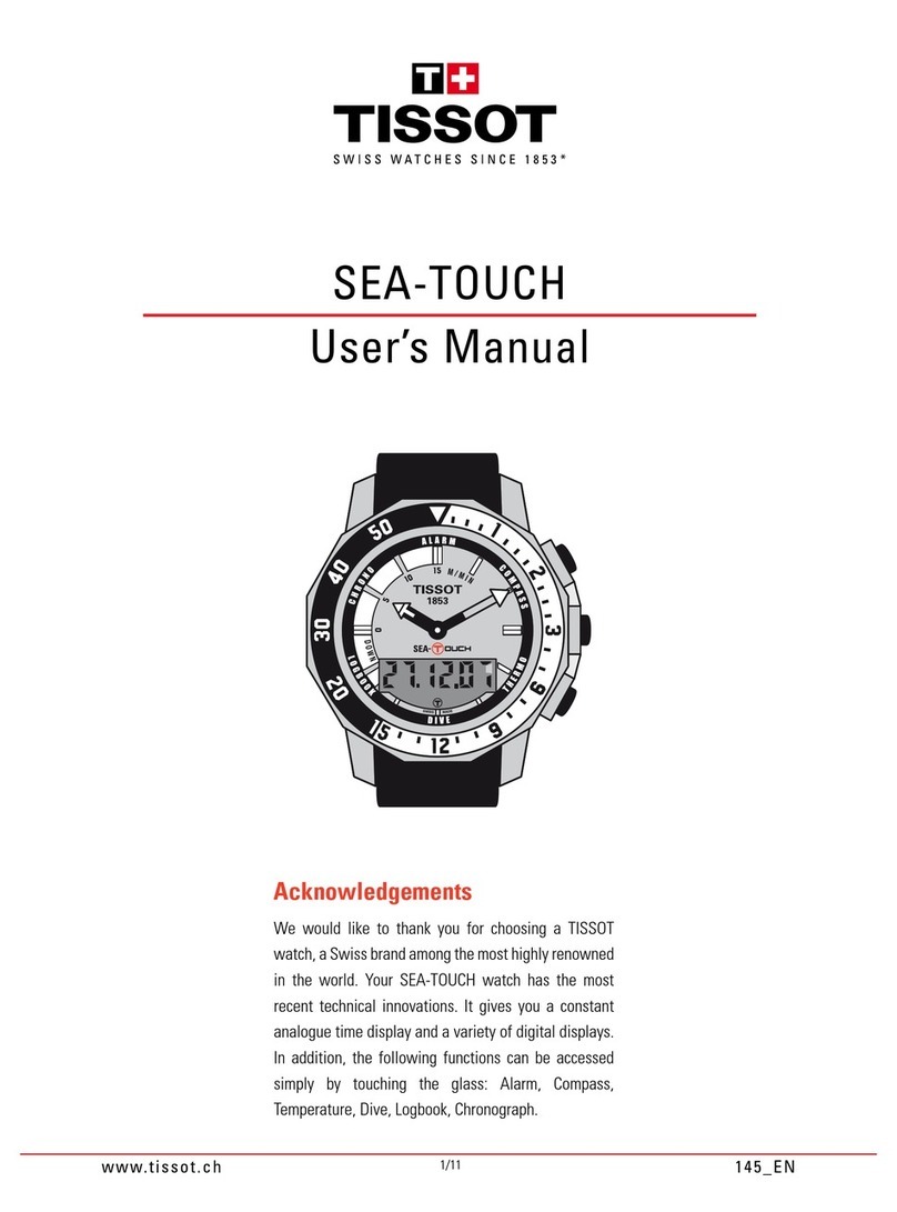 Tissot T026.420.11.031.01 User manual