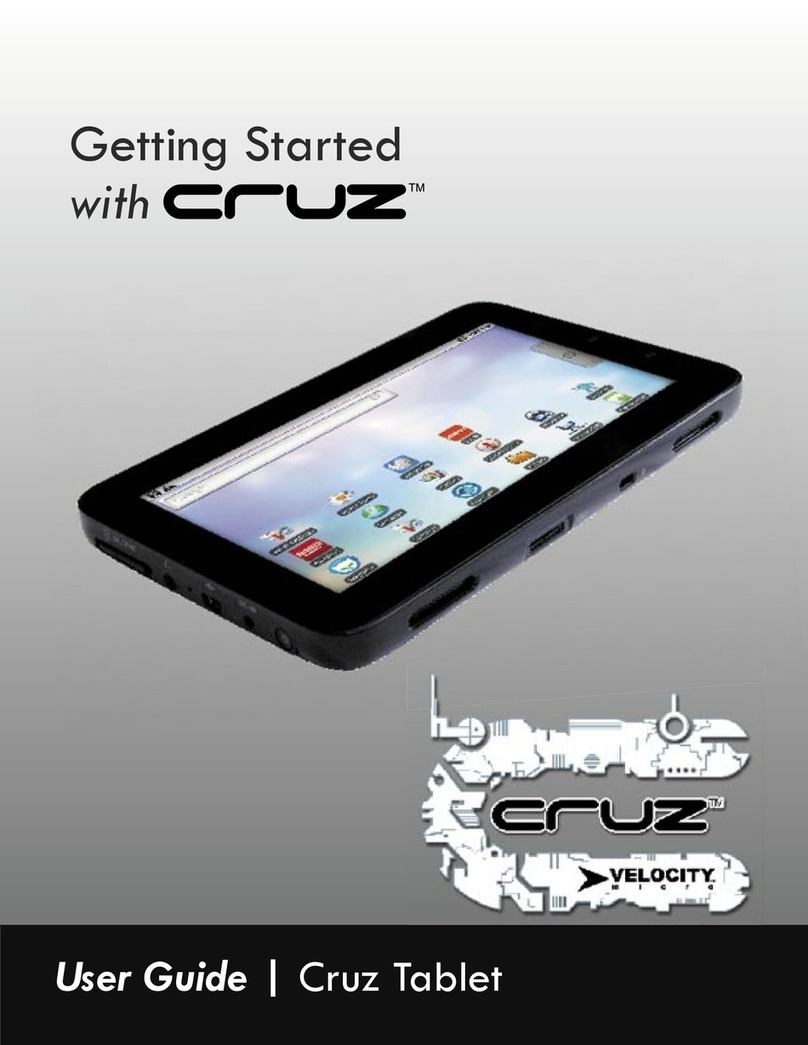 Velocity Cruz T103 user guide