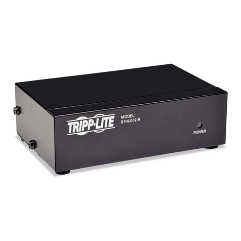 Tripp Lite B114-002-R User manual