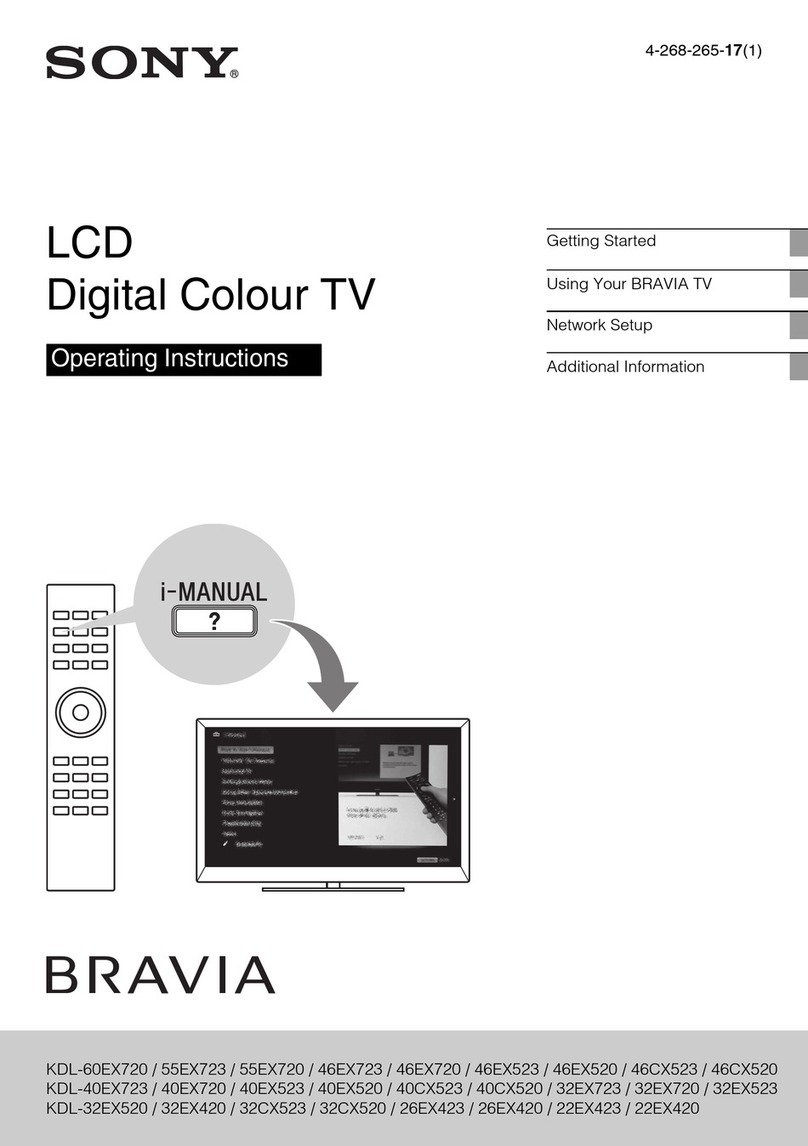 Sony Bravia KDL-32CX520 User manual