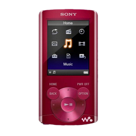 Sony WALKMAN NWZ-E374 user guide