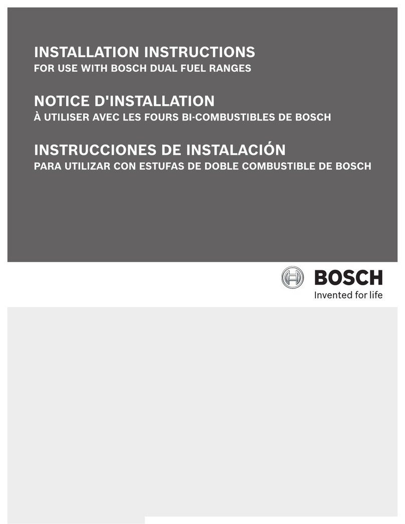 Bosch HDS7282U - Evolution 700 Series installation instructions Bosch HDS7282U - Evolution 700 Series installation instructions