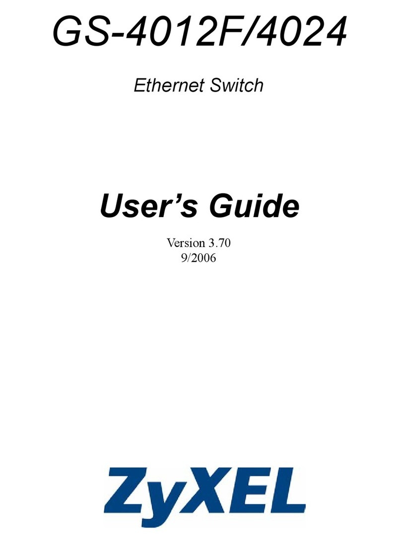 ZyXEL Communications Dimension GS-4024 User manual