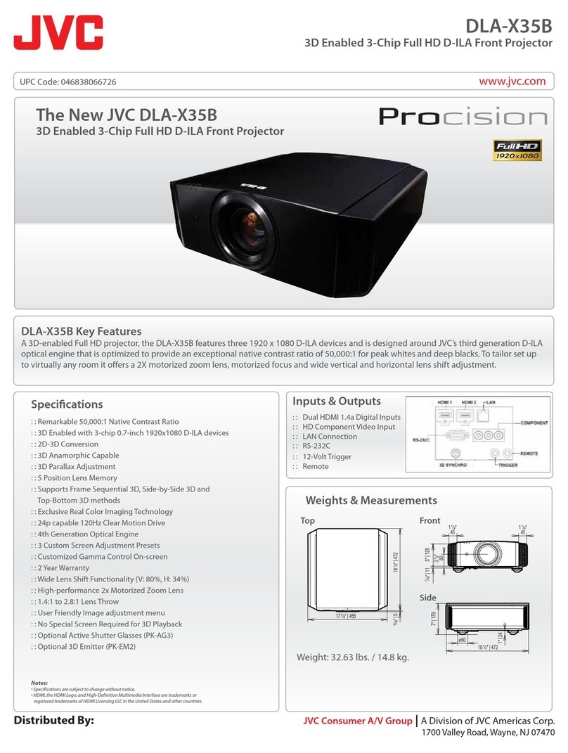 JVC DLA-X35B User manual