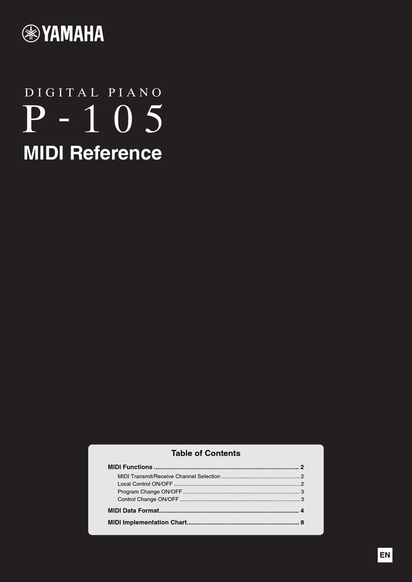Yamaha P-105 Reference