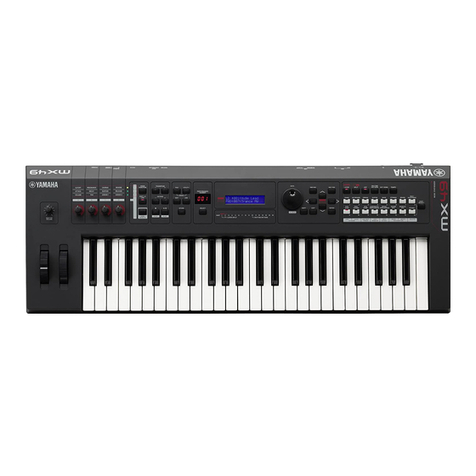 Yamaha MX49 User manual