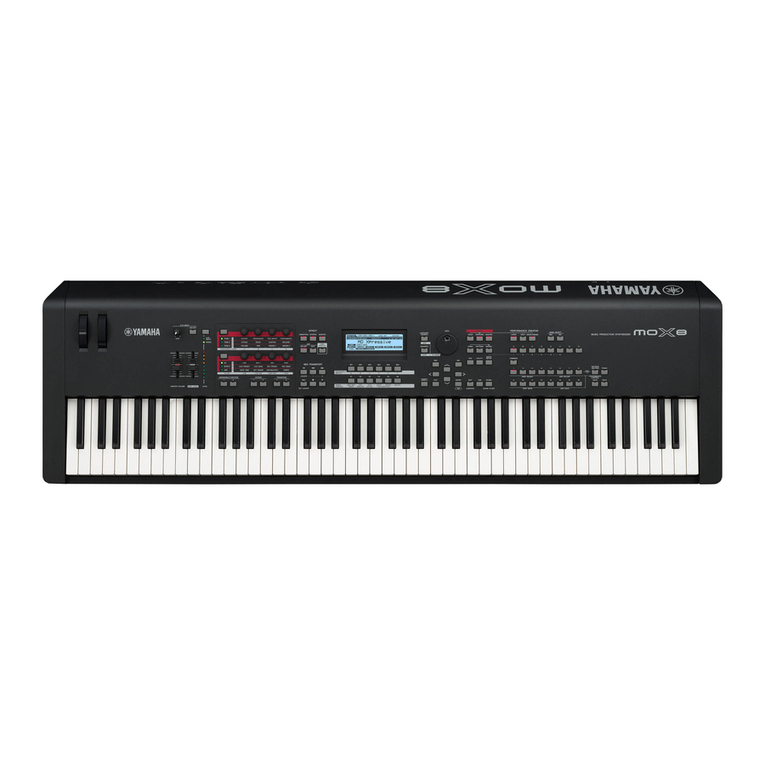 Yamaha MOX8 User manual
