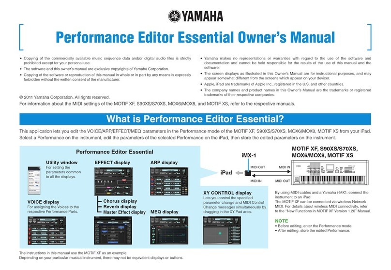 Yamaha Performance owner's manual