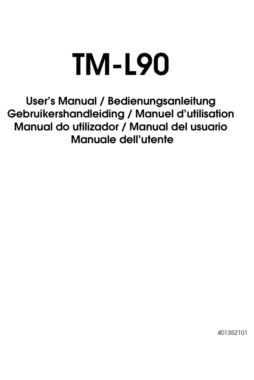 Epson L90P - TM Two-color Thermal Line Printer User manual